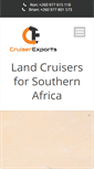 Mobile Screenshot of cruiserexports.com
