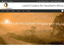 Tablet Screenshot of cruiserexports.com